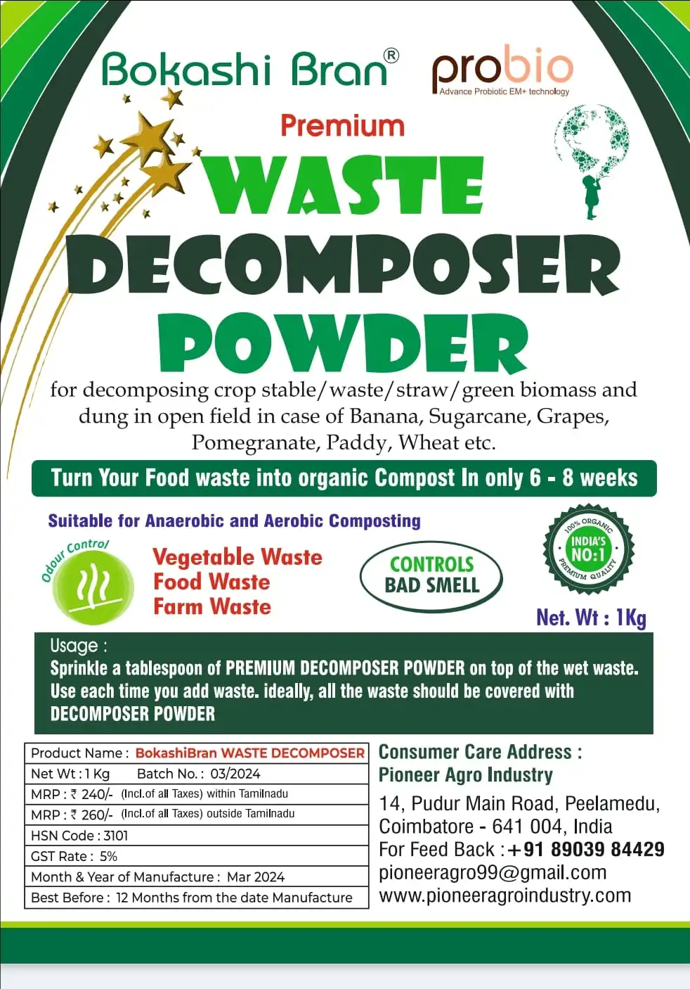 Waste Decomposer Powder